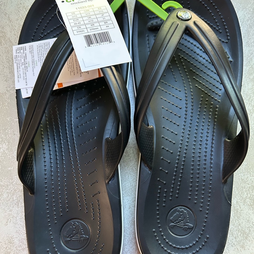 CROCS Black Flip-Flops